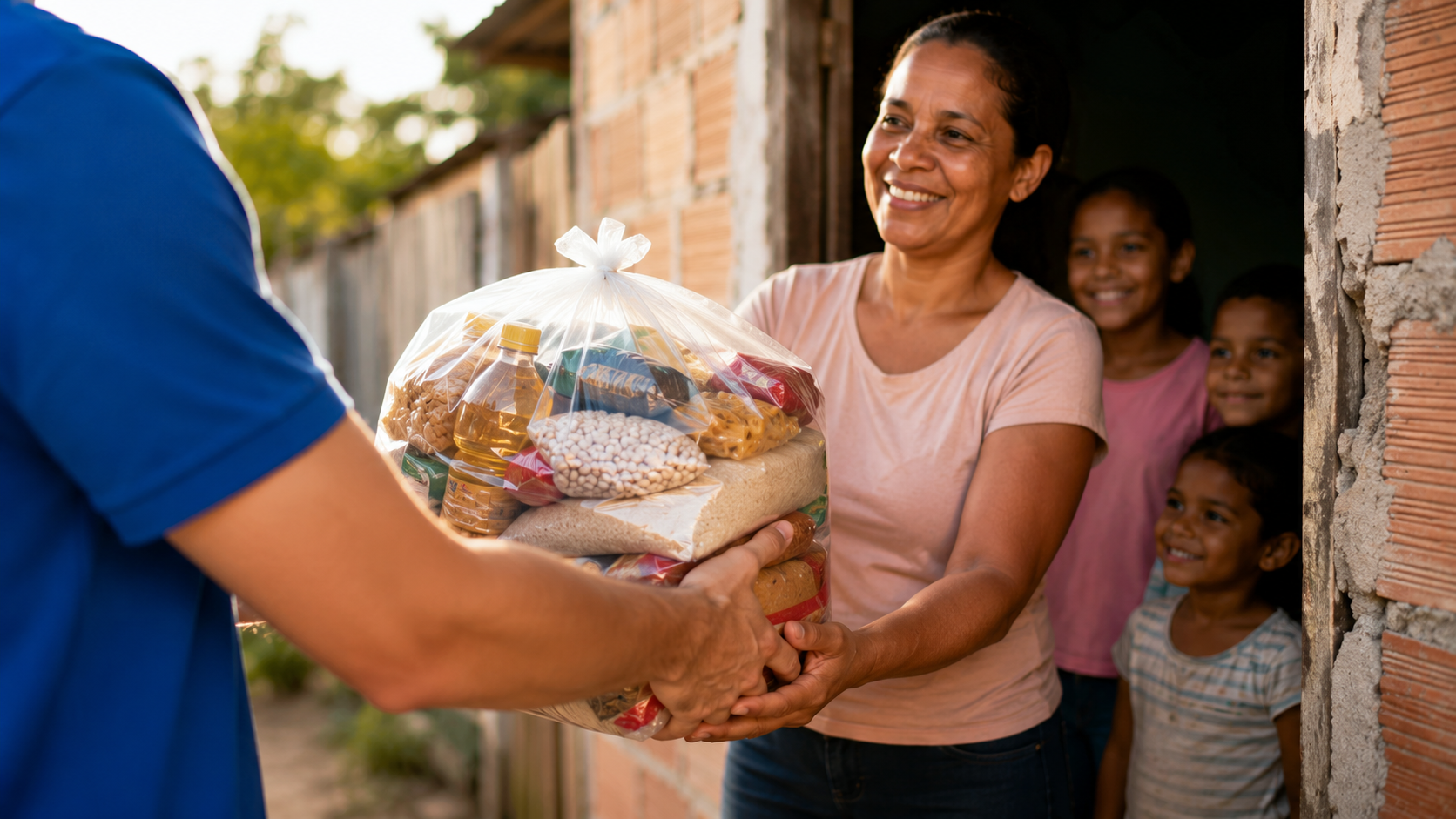 Distribuição de Cestas Básicas